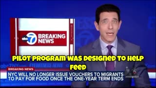 NYC will no longer be issuing food vouchers to illegal immigrants!