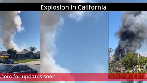 Massive Explosion in Ontario California