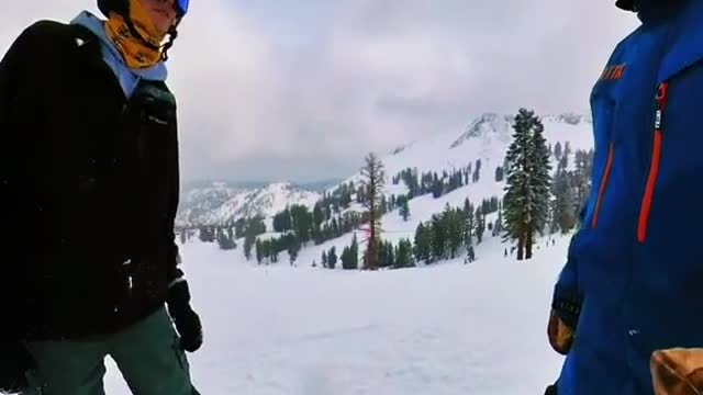 This is what makes these videos all worth it #howtosnowboard #howto #learning #wholesome