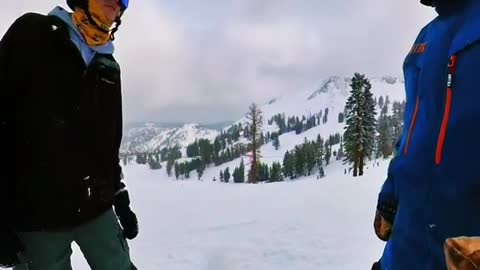 This is what makes these videos all worth it #howtosnowboard #howto #learning #wholesome