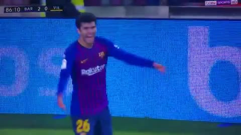 Messi pass through seven players