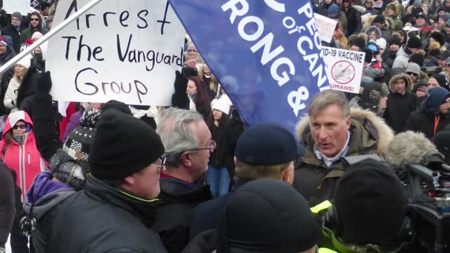 Toronto World Wide Protest Jan 2022 with Max and Randy