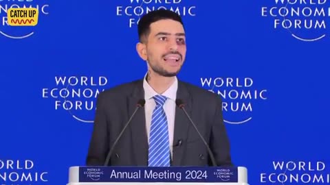 WEF guest who crashed the Davos conference apologizes (What happened to the left eye)