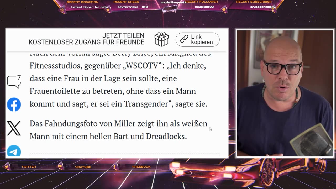 April 16, 2024...🇪🇺 🇩🇪 🇦🇹 🇨🇭...😎🥇🇪🇺MAXIMILIAN PÜTZ🇪🇺...👉... Selbstbestimmungsgesetz： Mann tanzt NACKT in Damen-Umkleide． Gratulation!