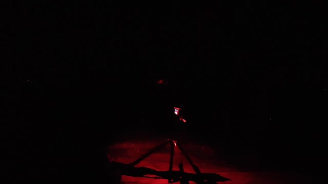 Setting up the GoPro to do a night lapse of the moon at a high Altitude