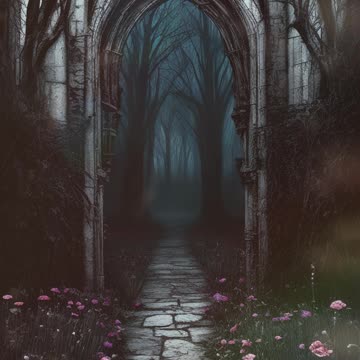 Mysterious Gothic Atmosphere | Enchanted Forest | Magical Forest | AI Art #mysterious #gothic