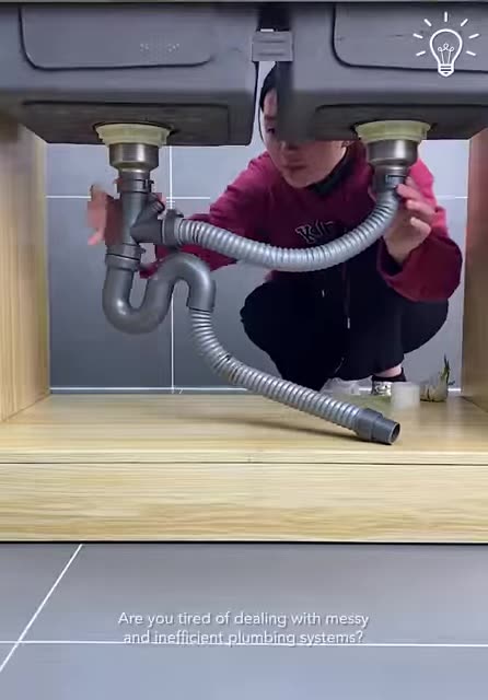 This sink sewer pipe is the perfect solution for any home!