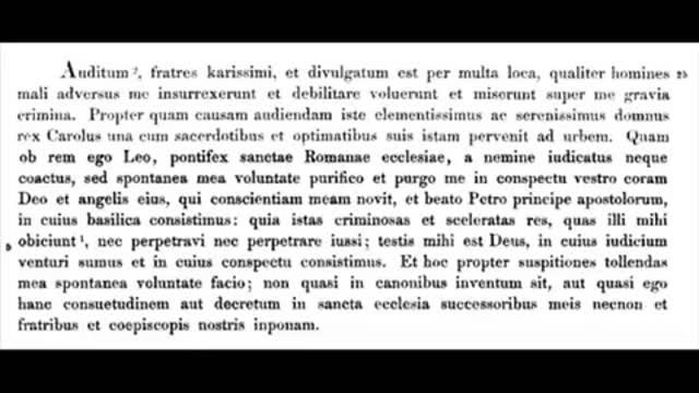 [1/3] Codex Carolinus: SS. Leonis PP. III Purgatio Per Sacramentum (1)