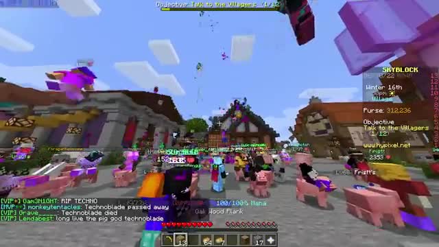 Hypixel did this for Technoblade