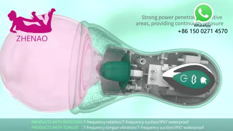 Factory Nipple Sex Toy for Women Clitoralis Sucker with Tongue Suction Adult Toy Vibrator Waterproof