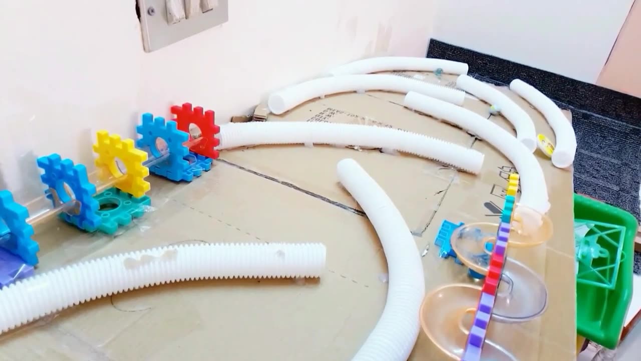 Soothing ASMR Marble Run Sounds - Satisfying Video