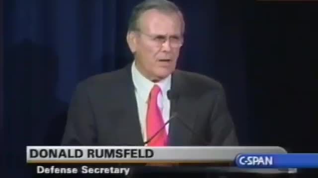 Donald Rumsfeld Lost 2.3 Trillion Dollars