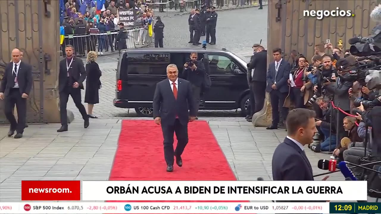 ÚLTIMA HORA | Orbán acusa a Biden de intensificar la guerra en Ucrania