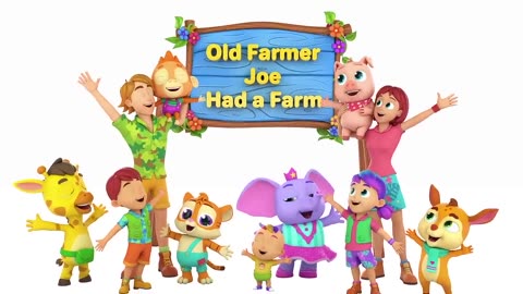 Old Farmer Joe's Farm Song For Kids _ Nursery Rhymes and Baby Songs