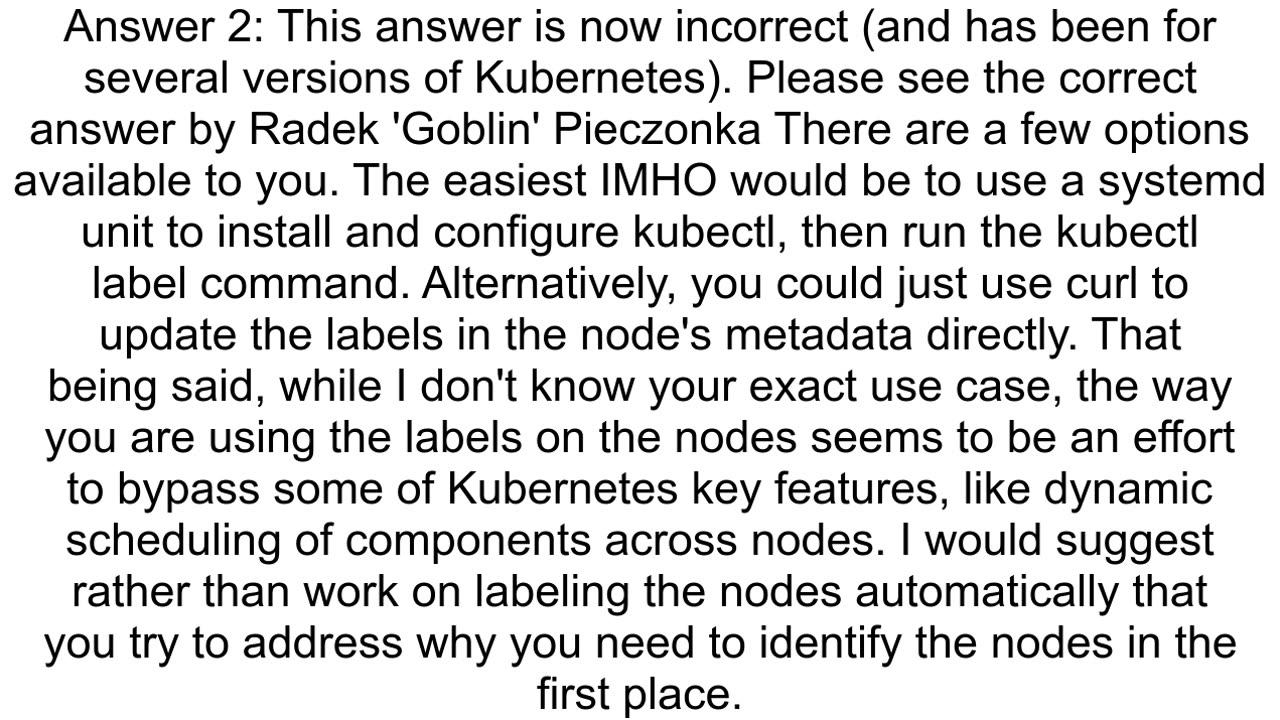 How to set label to Kubernetes node at creation time