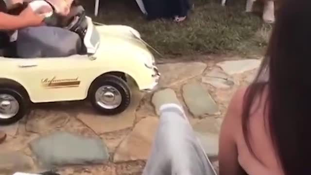 Funny kids on weeding make people laugh!