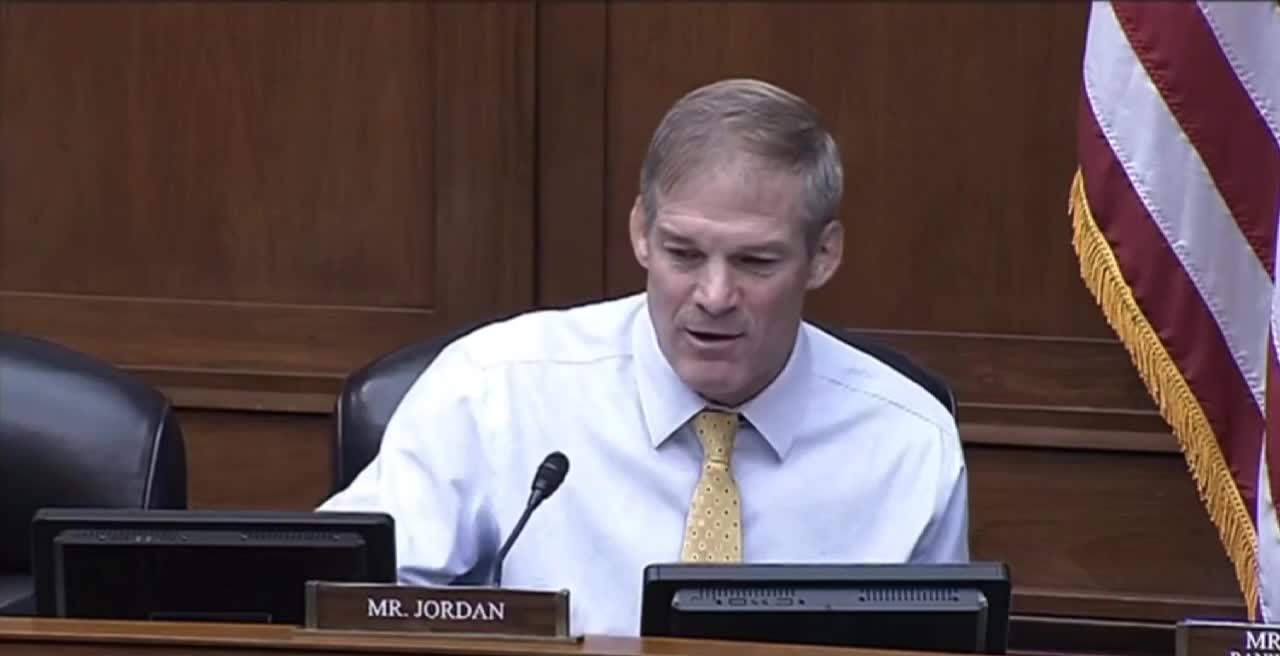 Jim Jordan on 🔥 at today’s House Committee on Oversight and Reform Hearing.