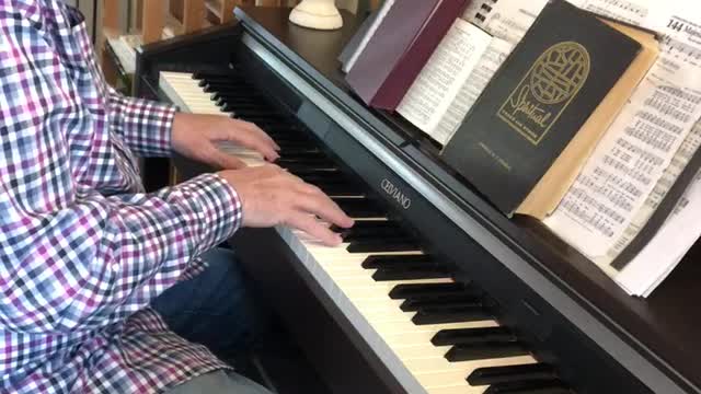 No One Ever Cared For Me Like Jesus — Kendall Straight on the piano