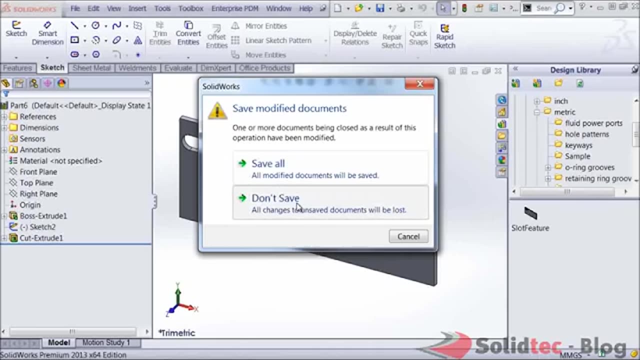 How to create a SolidWorks Design Library