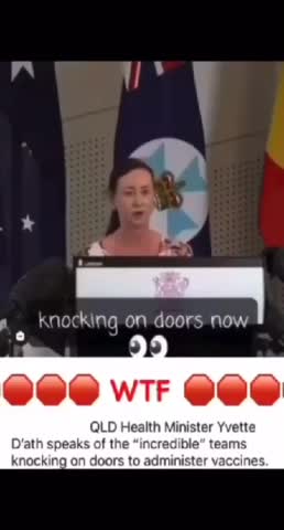 Vid: QLD Health Minister Are Knocking Door to Door Force VAXXing Residents