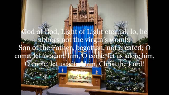 Advent 3 worship service for St. Paul's Lutheran Church