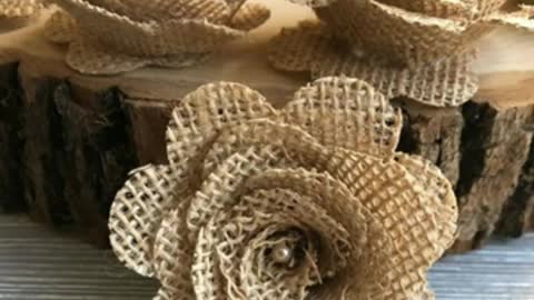 Beautiful new jute craft/burlap fabric decor ideas