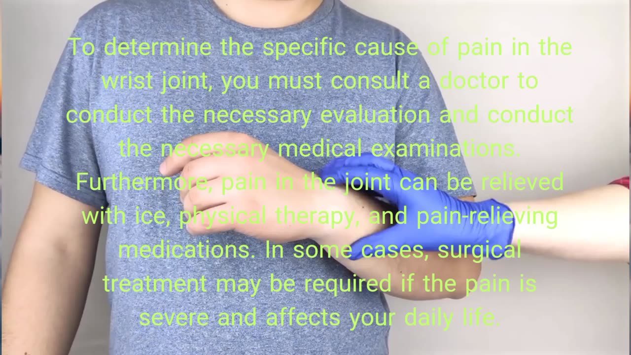 Wrist pain management