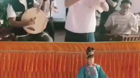 Chinese puppets show