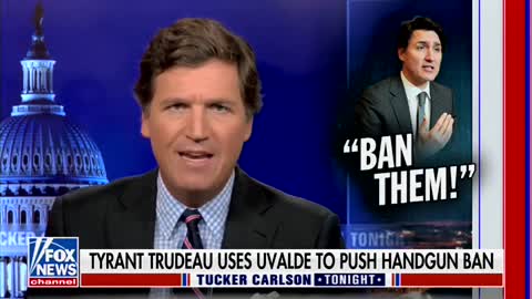 Tucker Carlson Targets 'Botox Dictator' Trudeau For Disarming Citizens