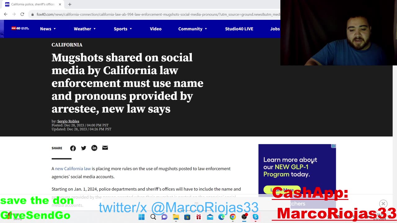 California Mugshot's Will Require Preferred Pronouns. Will Be Used To Protect To the Powerful