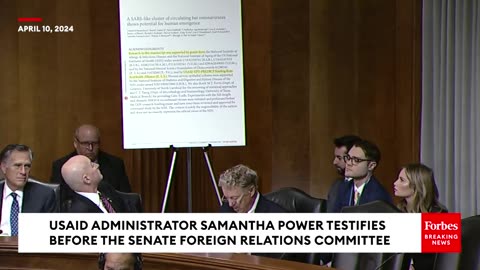 JUST IN: Rand Paul Brings The Receipts To Grill Samantha Power About Gain-Of-Function Research