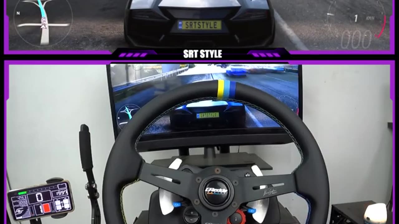 Lamborghini Reventon _ Forza Horizon 5 #shorts #lamborghini #steeringwheel