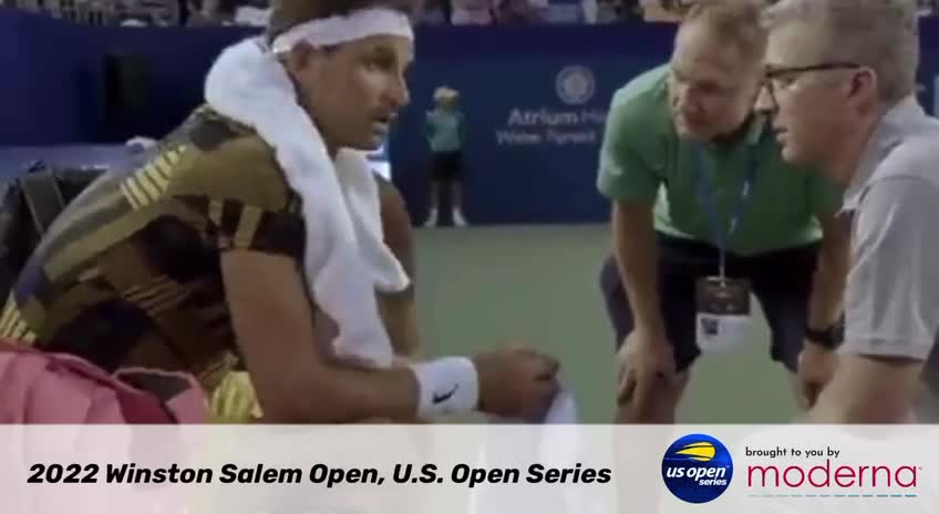 Tennis - Dimitrov is forced to retire in his opening match...