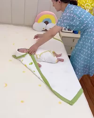 Baby burrito for a comfy sleep