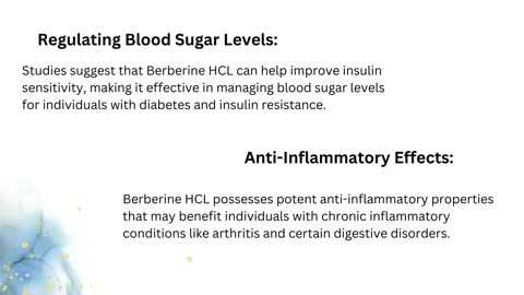 Exploring the Science Behind Berberine HCL's Health Benefits