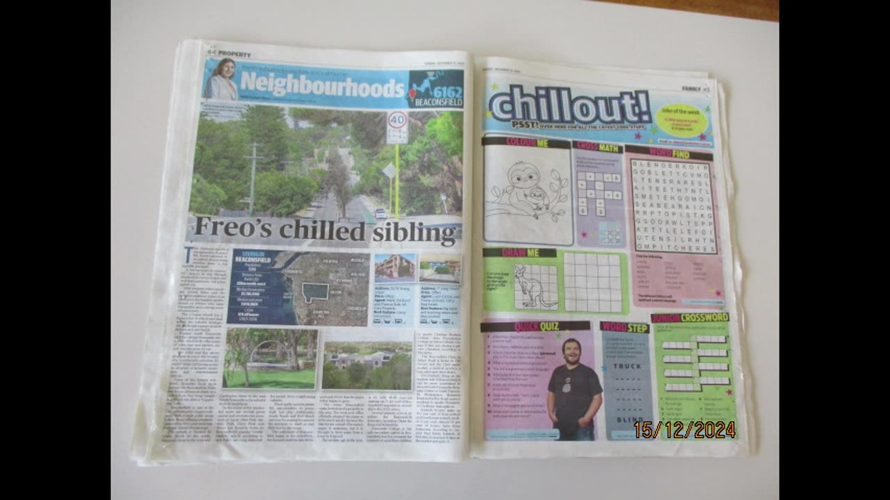 Perth's Sunday Times links town Beacon to suburb Beaconsfield, just like I did weeks before