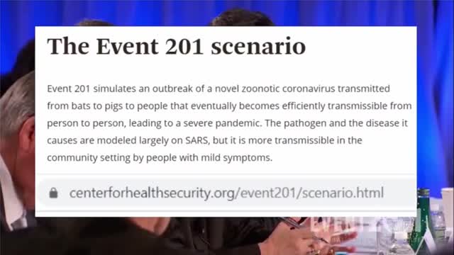 The NWO & WEF - SARS pandemic simulations prior to 2020