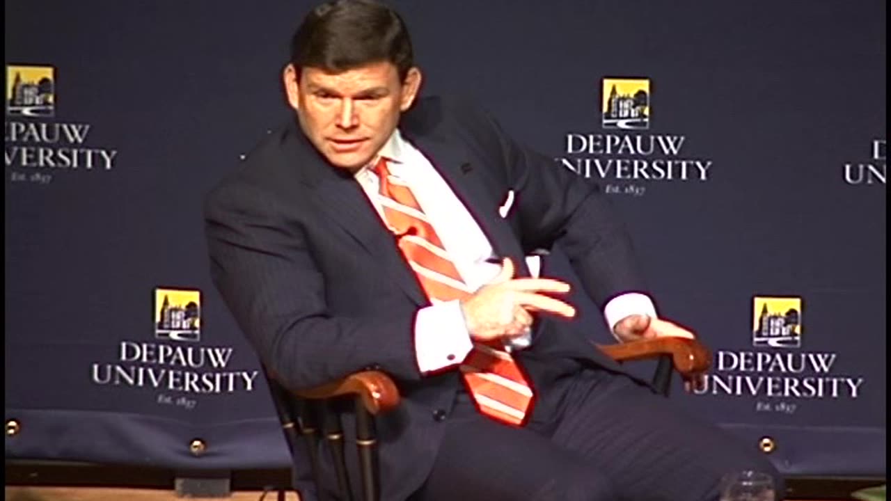 October 12, 2013 - Fox News Anchor Bret Baier Visits His Indiana College Alma Mater