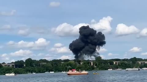 Jet Catches Fire and Crashes During Michigan Air Show