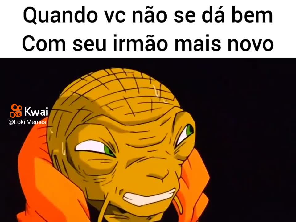 Quando vc não se dá bem com seu irmão mais novo kkk