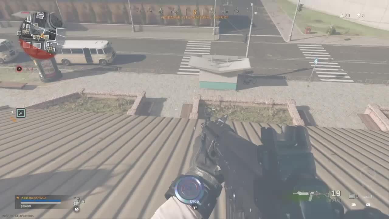 Insane warzone roof kill