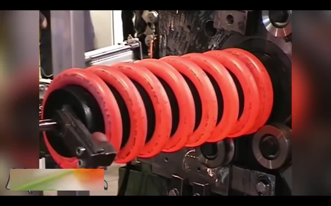 Production of huge springs on the Mega Machine Technique