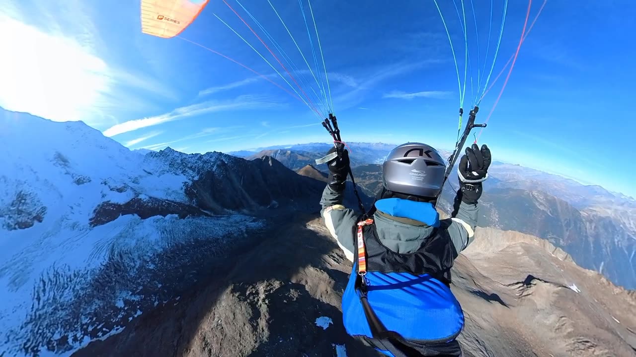 Glacier de Tête Rousse - Chamonix France Paragliding 10.11.2024