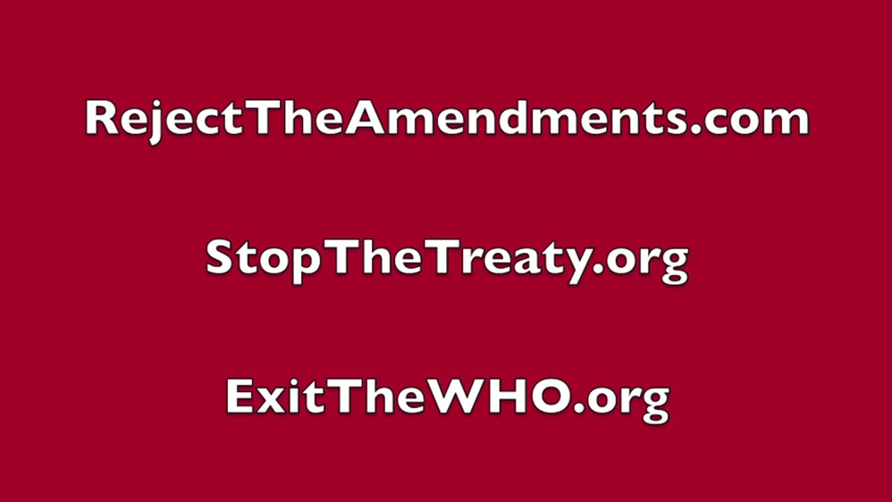 James Roguski - Unacceptable Actions by the World Health Organization