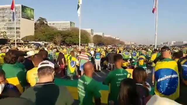 BRAZIL LIVE: Brasília NOW - Army Positioning LIVE DEMONSTRATION 8h am