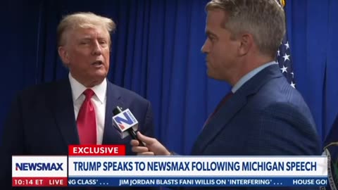 TRUMP TO NEWSMAX, AFTER THE MICHIGAN RALLY