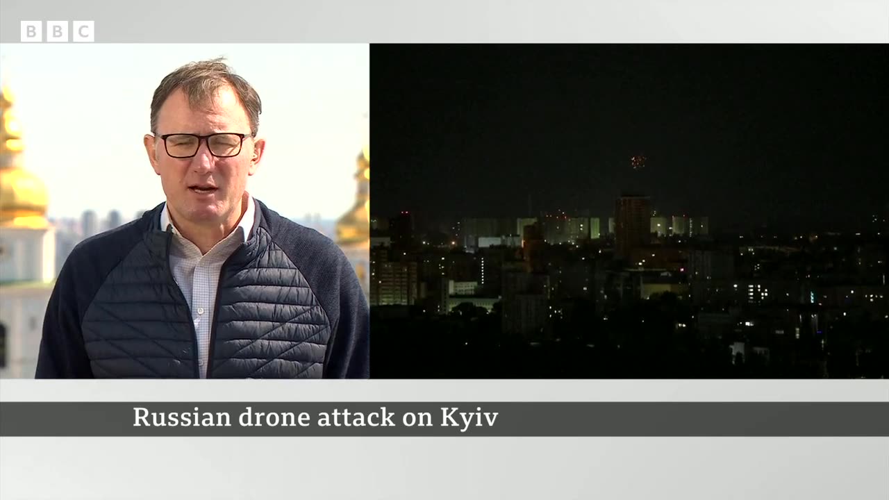 Ukraine war: Kyiv hit by new massive Russian drone attack