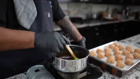 20 minute Gameday Appetizer_ Firecracker Meatballs