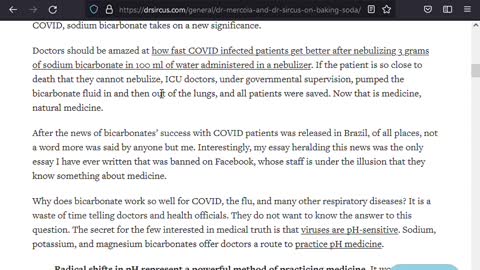 Treating Covid-19 with Nebulized Sodium Bicarbonate