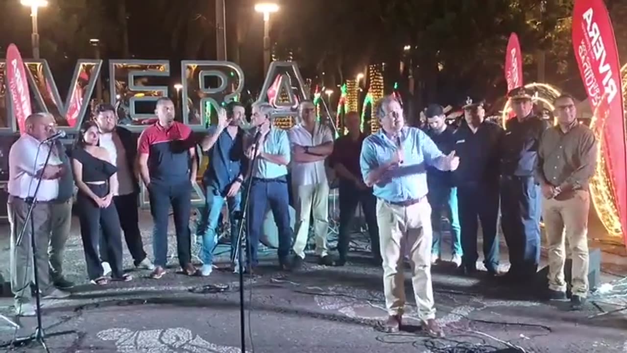 Inauguración de la transformación del Microcentro de Rivera - Rivera, Uruguay (12/12/2024)